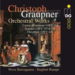 Zeige Details für Christoph Graupner - Orchesterwerke Vol. 3 Bild von Christoph Graupner - Orchesterwerke Vol. 3