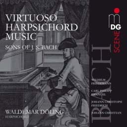 Zeige Details für Virtuose Cembalo-Musik der Bach-Söhne Bild von Virtuose Cembalo-Musik der Bach-Söhne