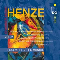 Zeige Details für Hans Werner Henze - Kammermusik Vol. 2  Bild von Hans Werner Henze - Kammermusik Vol. 2