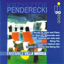 Zeige Details für Krzysztof Penderecki - Kammermusik Bild von Krzysztof Penderecki - Kammermusik