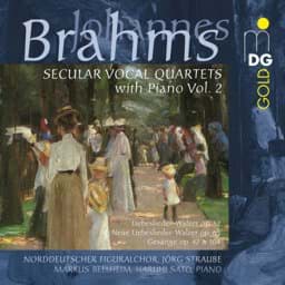 Zeige Details für Johannes Brahms - Weltliche Vokalquartette mit Klavier, Vol. 2 Bild von Johannes Brahms - Weltliche Vokalquartette mit Klavier, Vol. 2