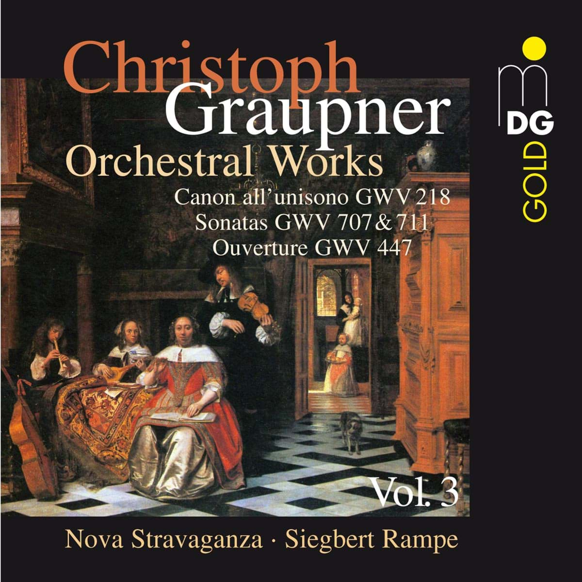 Bild von Christoph Graupner - Orchesterwerke Vol. 3