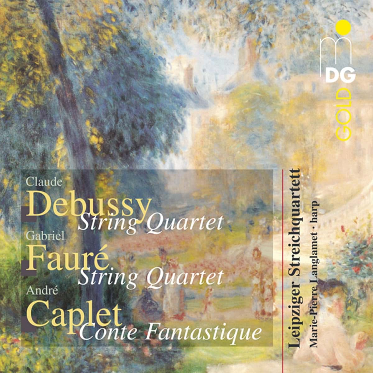 Bild von André Caplet, Claude Debussy & Gabriel Fauré - Streichquartette