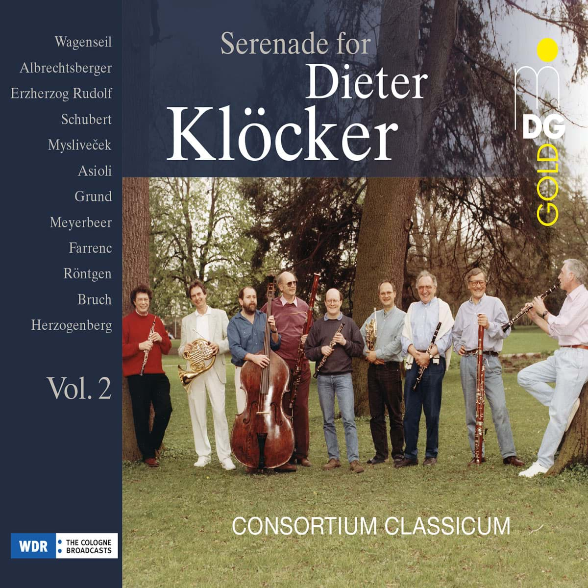 Bild von Serenade for Dieter Klöcker, Vol. 2 - Kammermusik für Klarinette